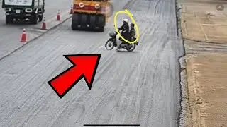 Road Roller Accident Caught on Camera&hellip;