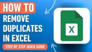 How to Remove Duplicates in Excel | Step-by-Step Tutorial for Beginners