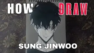 HOW TO DRAW SUNG JINWOO🔥 | PENCIL DRAWING ART | AYUSH ARTS #anime #drawing #sololeveling 