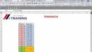 Funcion estad&iacute;stica: Tendencia