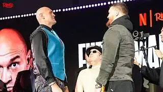 Tyson Fury FIRST FACE-OFF With Arslanbek Makhmudov | FULL KICK OFF PRESS CONFERENCE