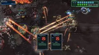 Starcraft 2 Battlefront Card Game LotV Protoss No cards left, insane game Part 1