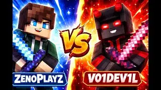 ZenoPlayz vs V01DEV1L 🗡️ | Craziest Friend PvP Battle