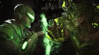 Injustice 2 : Green Lantern Vs Swamp Thing - All Intro/Outros, Clash Dialogues, Super Moves
