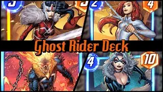 Ghost Rider Deck - Marvel Snap iOS Gameplay - White Queen