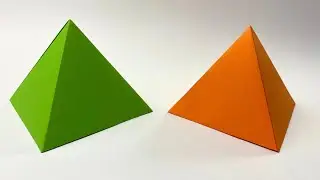 How to Make Paper Pyramid | No glue & Very Easy