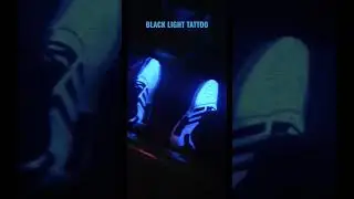 BLACK LIGHT TATTOO AT DISNEYLAND #shorts #disney #zeroplanet
