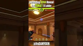 Best Sova Defending Reveal for B Site From Mid on Sunset