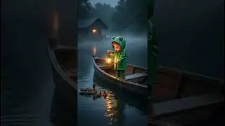 Rainy Lantern Boat: Anika Feeds Ducks #lofi #rain