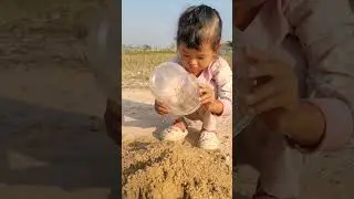 2 Sisters Planting cakes in forest #survival #camping #outdoors #bushcraft #shorts #fyp