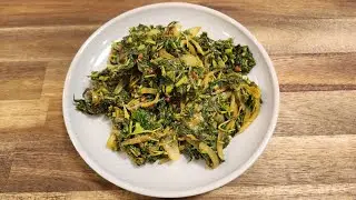 How to cook Amaranth leaves | Vegan Recipe | Healthy and easy Sauted Amaranth.