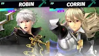 Super Smash Bros Ultimate Amiibo Fights EX Robin vs Corrin