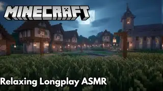 Minecraft ASMR Longplay – Peaceful Village  | Sleep & Study | No Commentary – 22 Minutes