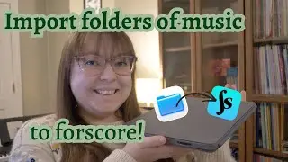 How to Import Multiple Files to Forscore