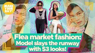 Model slays the runway with $3 looks! | Make Your Day
