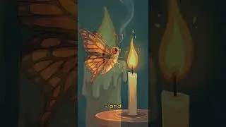 Candle and the Moth #shortStory #metaphor #lifeLessons