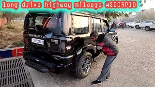 highway mileage !! scorpio bs6 continue on highway in single full tank