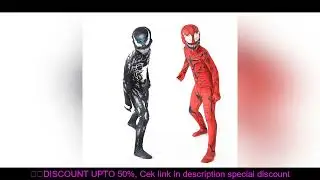 superheros Cosplay halloween costumes forNew venom costume kids suit jumpsuit boys symbiote spiderma
