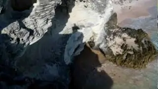 Shadows on the rock