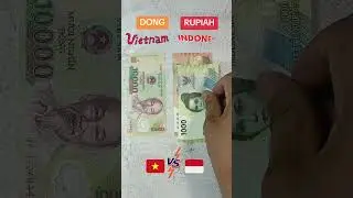 Perbandingan Mata Uang Vietnam dengan Indonesia 🤑🤑🤑 #rupiah #trending #shorts