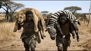 SUPERVIVENCIA Real en la Tribu Bakara | Caza ansestral para comer y sobrevivir