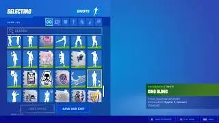 all of my emotes with lexa skin