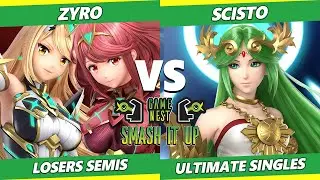 Smash It Up 32 Losers Semis - Scisto (Palutena) Vs. Zyro (Pyra Mythra) SSBU Ultimate Tournament