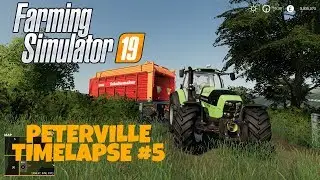 Finally Finishing the Silage - Fs19 Peterville Farm #5