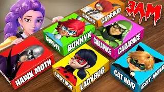 DO NOT OPEN MYSTERY MIRACULOUS LADYBUG BOXES at 3 AM!!