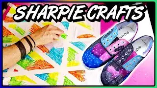 Sharpie Craft Ideas | DIY Sharpie Textiles, Coasters, Galaxy Shoes, Ceramics & More!