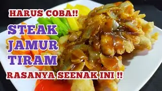 WAJIB COBA!! JAMUR DIMASAK BEGINI GAK PERLU JAJAN KE MALL DULU BUN..STEAK JAMUR TIRAM ENAK BANGET