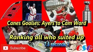 From David Ayers to Cam Ward, ranking Hurricane goalies