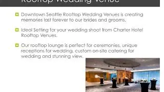 Rooftop Event Venue Seattle  The Charter Hotel Seattle
