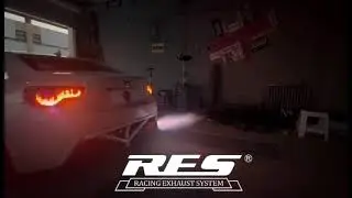 GT86 With RES Full Set Titanium Exhaust System!! Fire breathing completed. #gt86#titanium