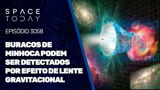 BURACOS DE MINHOCA PODEM SER DETECTADOS POR EFEITO DE LENTE GRAVITACIONAL