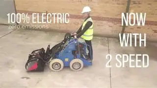 SHERPA 100 ECO Mini Loader - 100% Electric and now with 2 Speed!