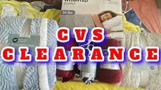 CVS 75 PERCENT OFF CLEARANCE 😳| I GOT A $100 blanket for $6🙊🤑😱