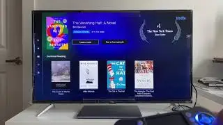 Kindle For TV - Prototype created in Figma , by Akash Shetye. #figma #uxdesigner #kindle #amazon