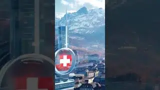 Futuristic Z&uuml;rich (AI generated)