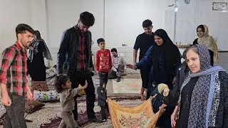 **Title: A Day in the Life of Nomads: Family, Work, and Traditional Cooking**