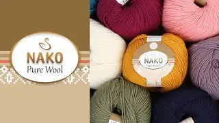 Обзор 💯% шерстяной пряжи Nako Pure Wool (Нако Пур Вул)