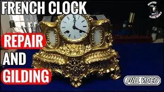 French 1837 Napoleon Mantle Clock by Japy Freres, Restoration