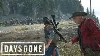 DAYS GONE - Following a Horde With Iron Mike | PS4 Gameplay