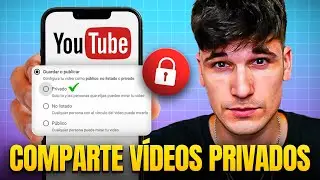 ✅ C&oacute;mo SUBIR un V&Iacute;DEO a YOUTUBE PRIVADO y COMPARTIRLO desde CELULAR o PC (y con link)