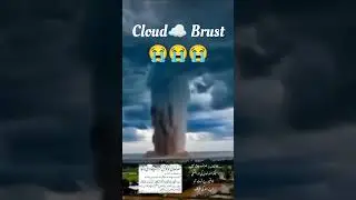 Cloud burst video in KPK  Pakistan 😭 #buner #swat #burst #viral #dua