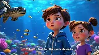 Sam & Emma Founded An Ancient Conch Shell #englishlanguage #animation video AI #AI Video Generator