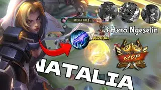 [ Mobile Legends ] Playing Non-Meta Hero Natalia Jungler Against 3 Annoying Heroes