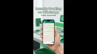WhatsApp Bot Booking for Laundry Business 📲 | Customers Book Orders Automatically