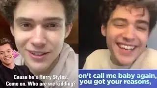 Joshua Bassett Fangirling Over Harry Styles For Two Minutes