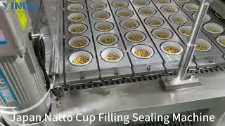 Japan Natto 6 Cups Filling Machine Volumetric Cup Filling Machine